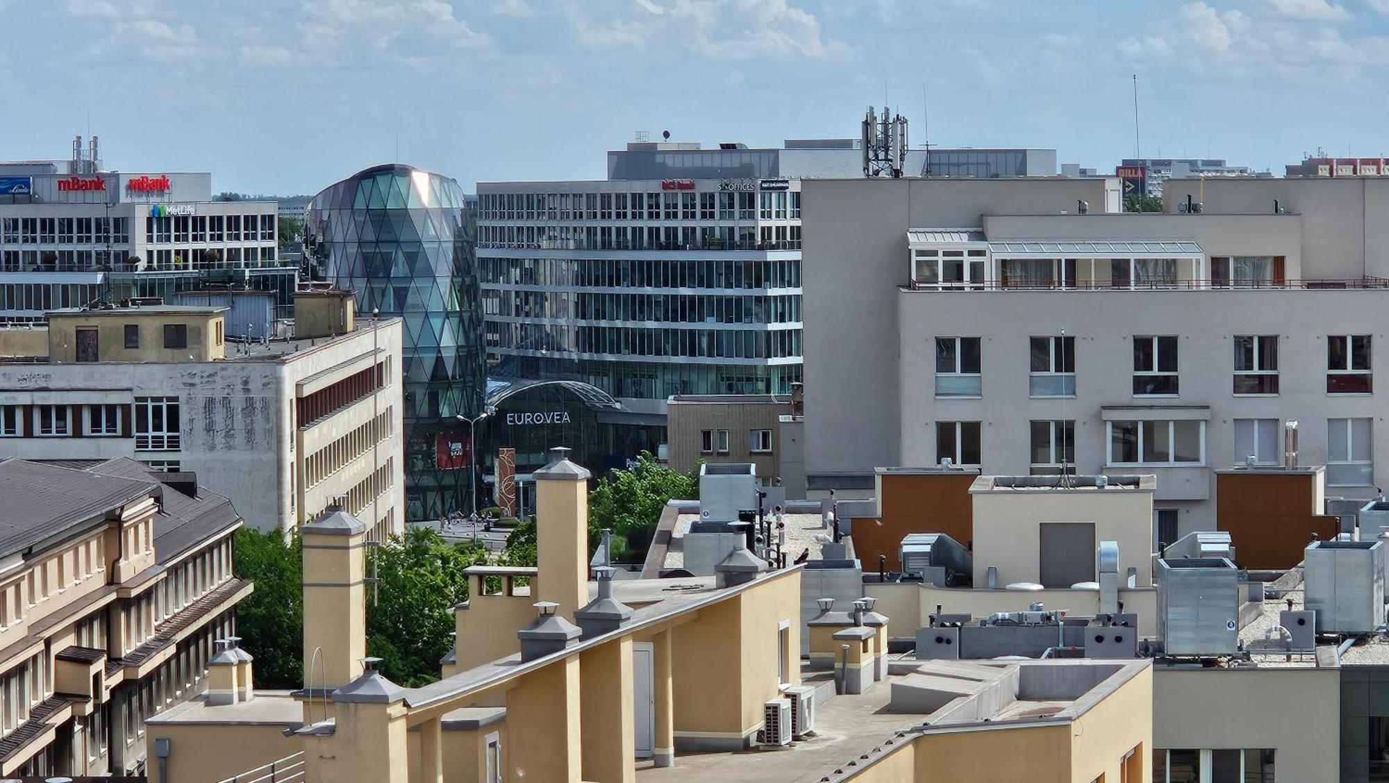Panorama View Design Apt In Old Town - Free Parking Pressburg Exterior foto