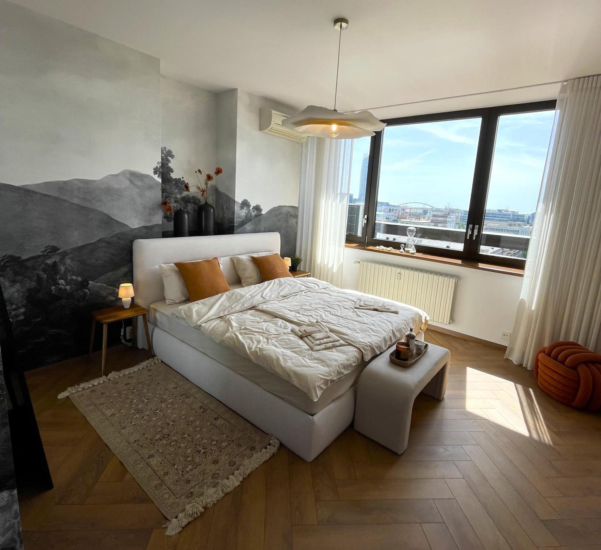 Panorama View Design Apt In Old Town - Free Parking Pressburg Exterior foto